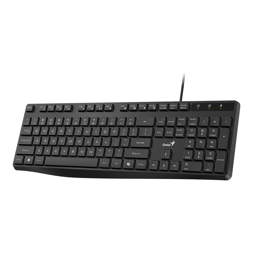 GENIUS WIRED USB COPILOT MULTI MEDIA SILENT KBD