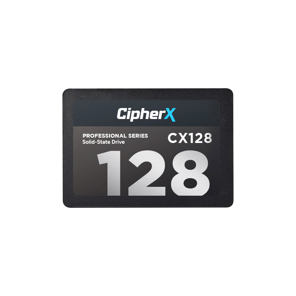 CIPHERX CX128GBNX100S 128GB PROFESSIONAL SERIES 2.5-INCH SATA SSD USING 3D TLC NAND FLASH