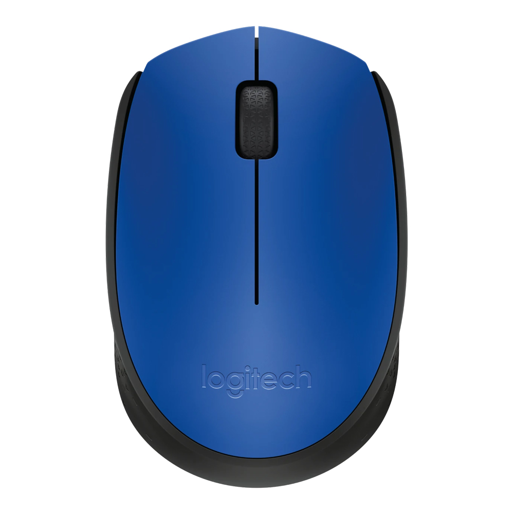LOGITECH M171 WIRELESS MOUSE - BLUE AND BLACK (910-004640)