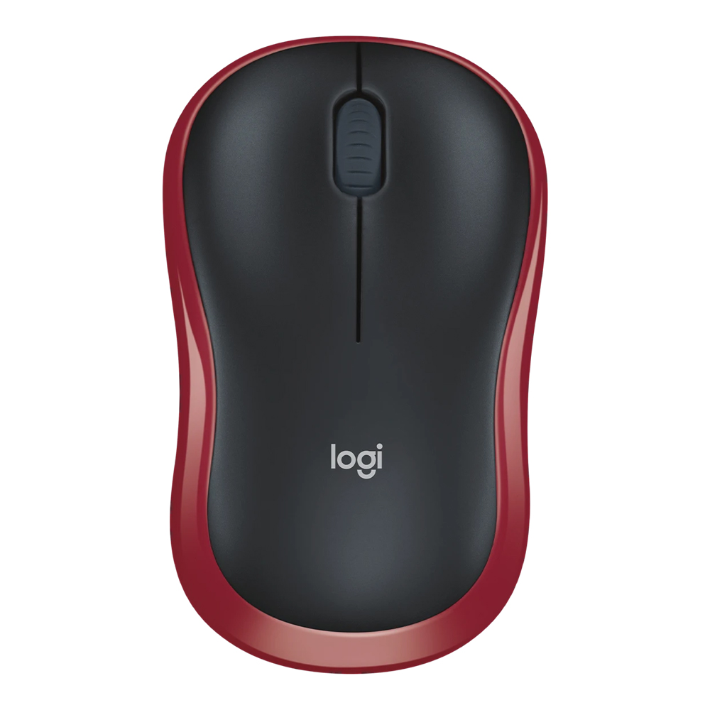 LOGITECH M185 WIRELESS MOUSE - RED (910-002237)