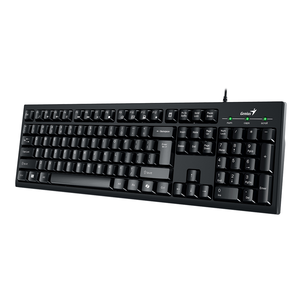 GENIUS SMART KB-100 USB CLASSIC KEYBOARD WITH AI COPILOT LAUNCHER KEY