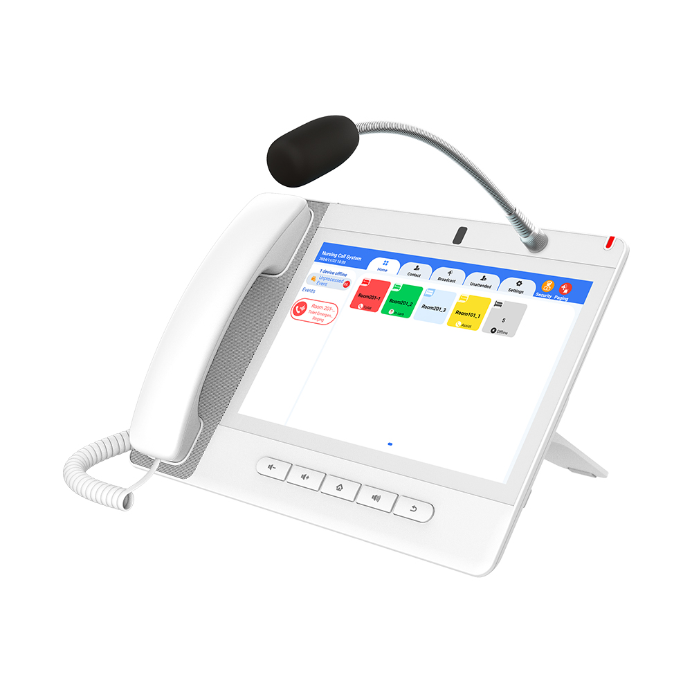 FANVIL A320I NURSE CONSOLE PHONE WITH 10.1" TOUCHSCREEN, 8MP CAMERA AND GOOSENECK MICROPHONE - WHITE