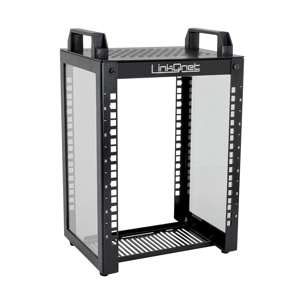LINKQNET 6U 10-INCH 280X200 MINI OPEN RACK