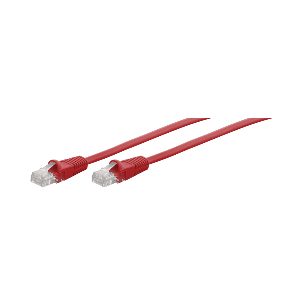 5M CAT5E MOULDED FLYLEAD - RED