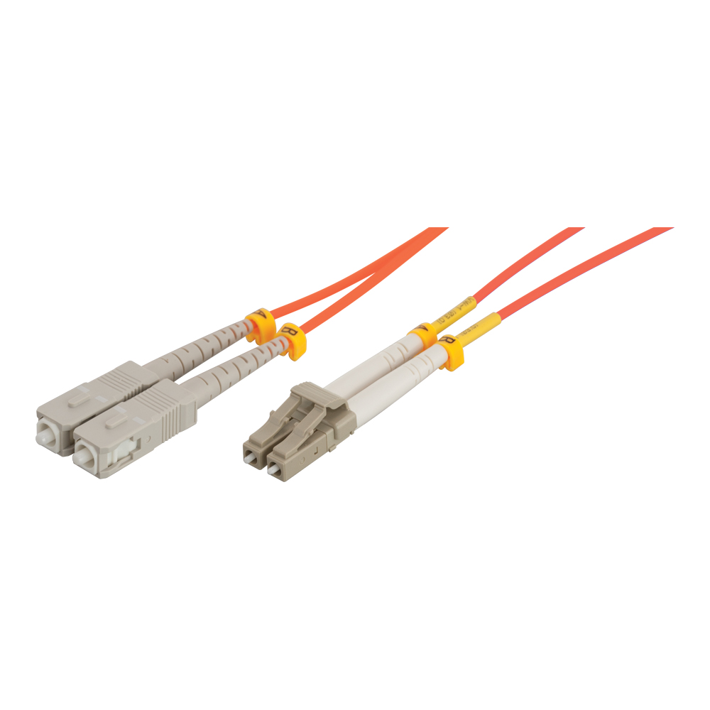 1M FIBRE PATCH LEAD DUP MM(50/125) OM2 LC/SC