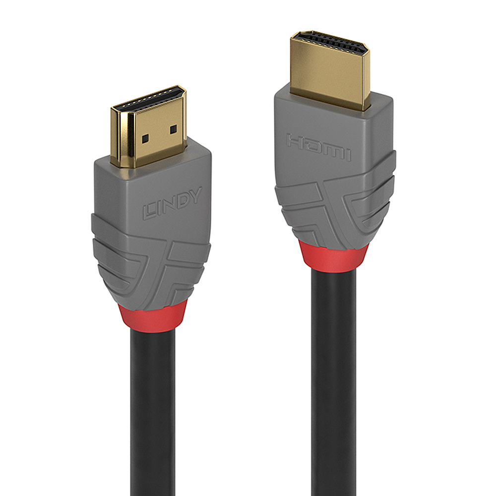 LINDY 3M HDMI MM HIGH SPEED CABLE-ANTHRA (36964)