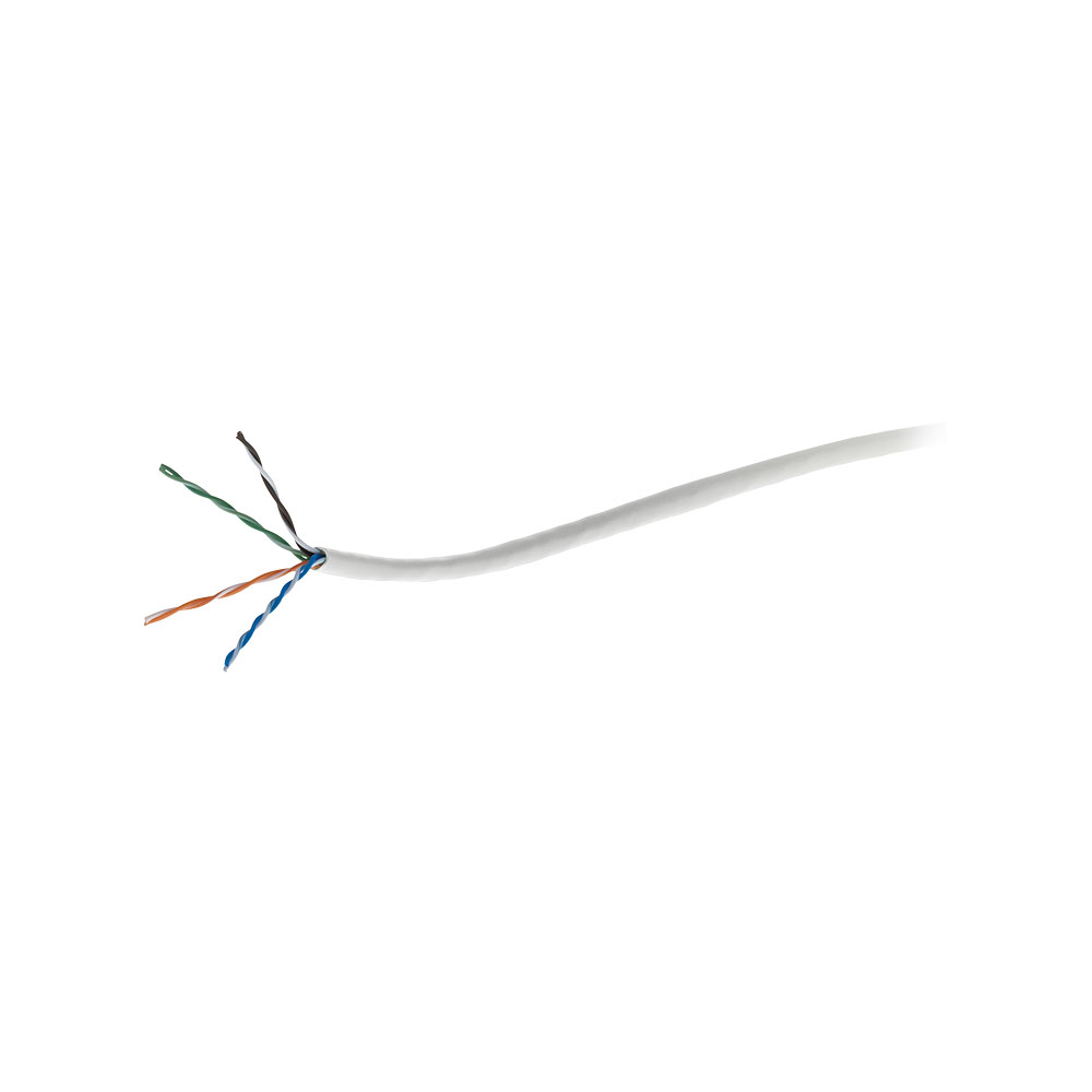 500M ROLL CAT5E SOLID NETWORK CABLE - GREY