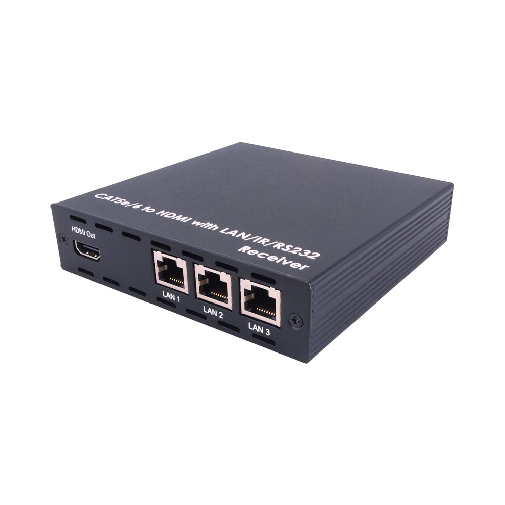 HDMI TO CAT5E/6 WITH LAN/POE/IR RECEIVER CH-1109RX