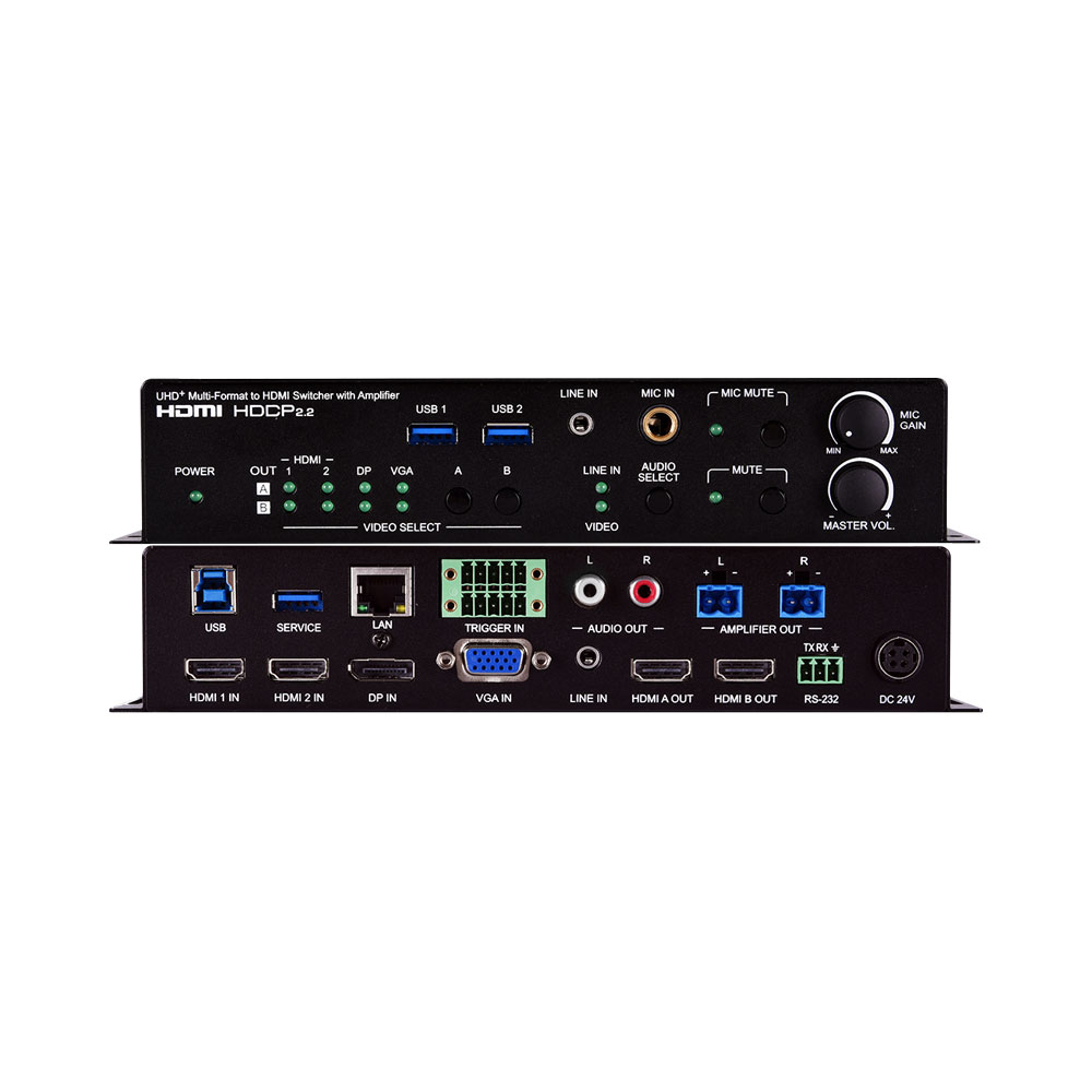 CYP CPLUS-V2030 4K MULTI-FORMAT TO HDMI SWITCH WITH AMPLIFIER