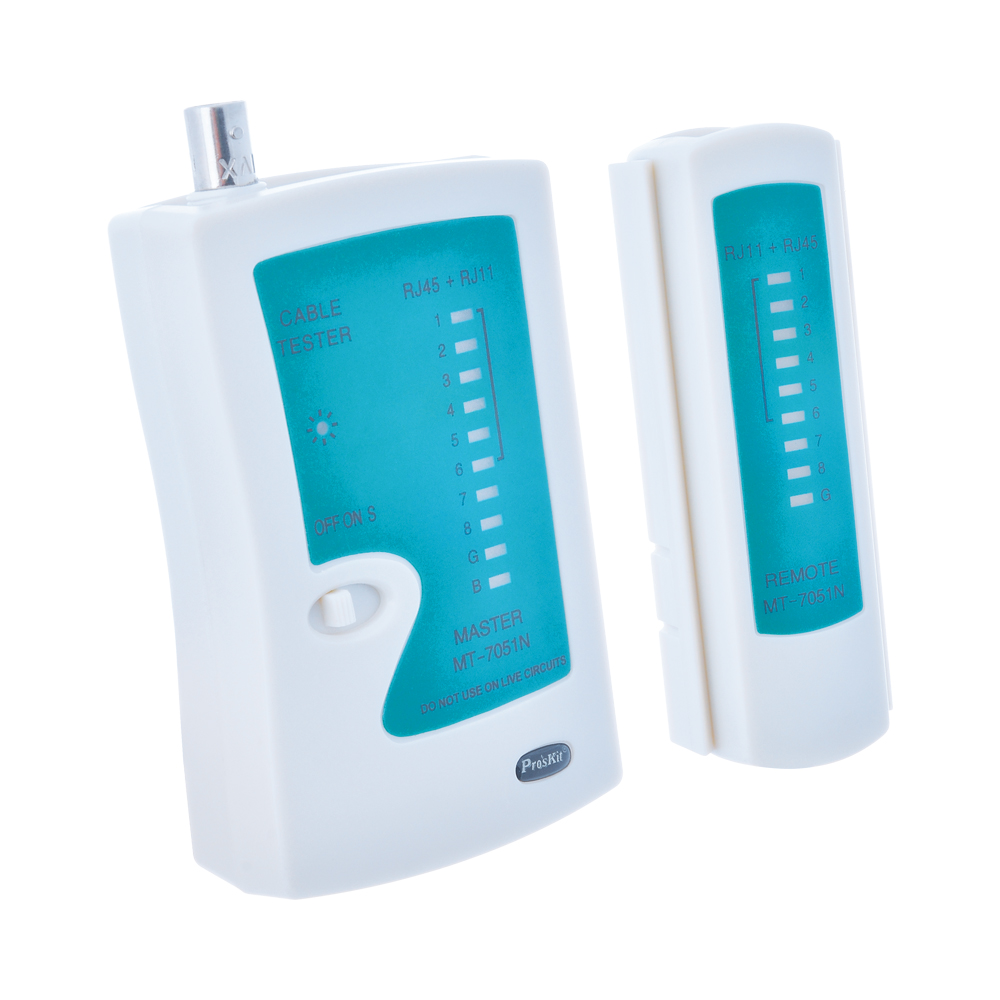 PROSKIT RJ45/11/12/BNC CABLE TESTER