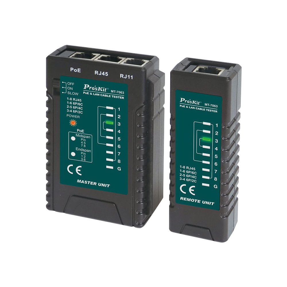 PROSKIT POE AND LAN CABLE TESTER
