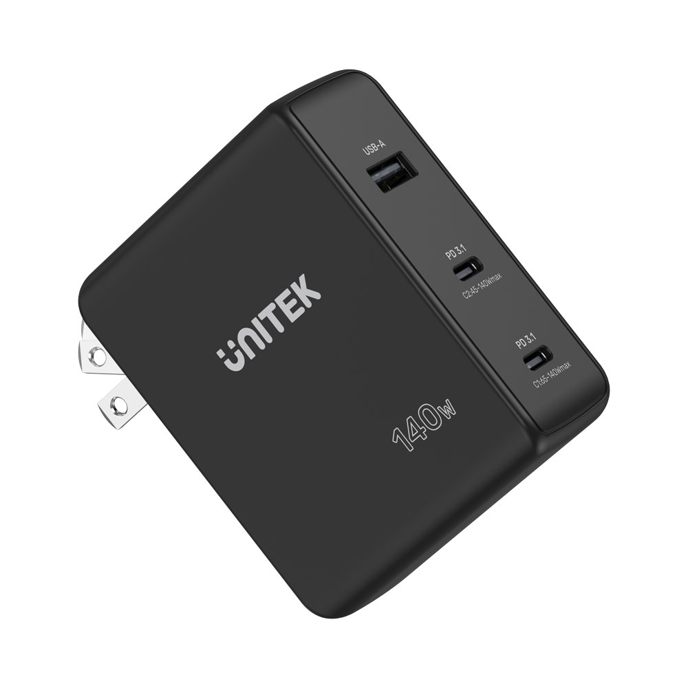 UNITEK 140W 3IN1 GAN TRAVEL CHARGER